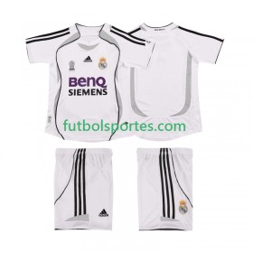 Camiseta Real Madrid 2006 2007 Retro Niño Primera Equipación